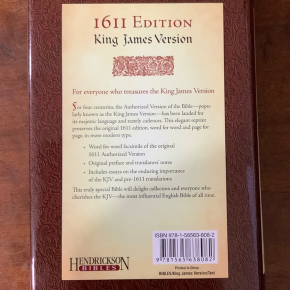 KJB 1611 Holy Bible - Picture 2 of 5